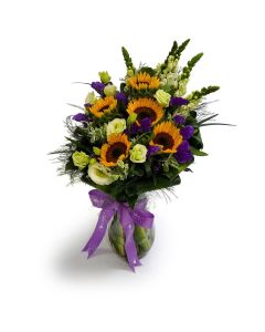 Sunny Treasures flower arrangement